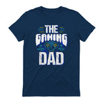 Gamer Zocker Games Pc - Best Gaming Dad Ever T-Shirt in Navy - back view
