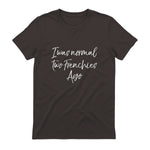 French Bulldog Owner Gift I Was Normal Two Frenchies Ago in Dark Chocolate - back view