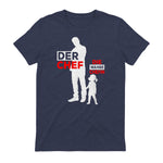 Vater Tochter Partnerlook Vatertag Papa Tochter in Heather Navy - back view