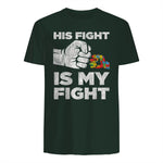 Autism Awareness for Parents of Autistic Kids T-Shirt in Forest Green - back view