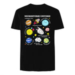 Kids Autism Awareness Neurodiverse Universe Neurodiversity in Black - back view