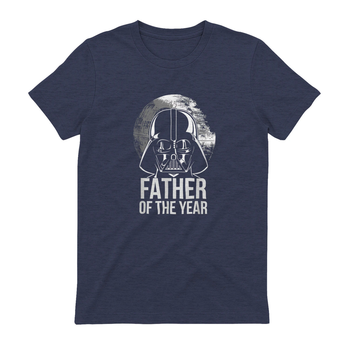 Star Wars Darth Vader Vater des Jahres, Papa Design in Heather Navy - back view