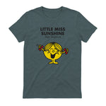 Mr. Men Little Miss Sunshine T-Shirt in Dark Heather - back view