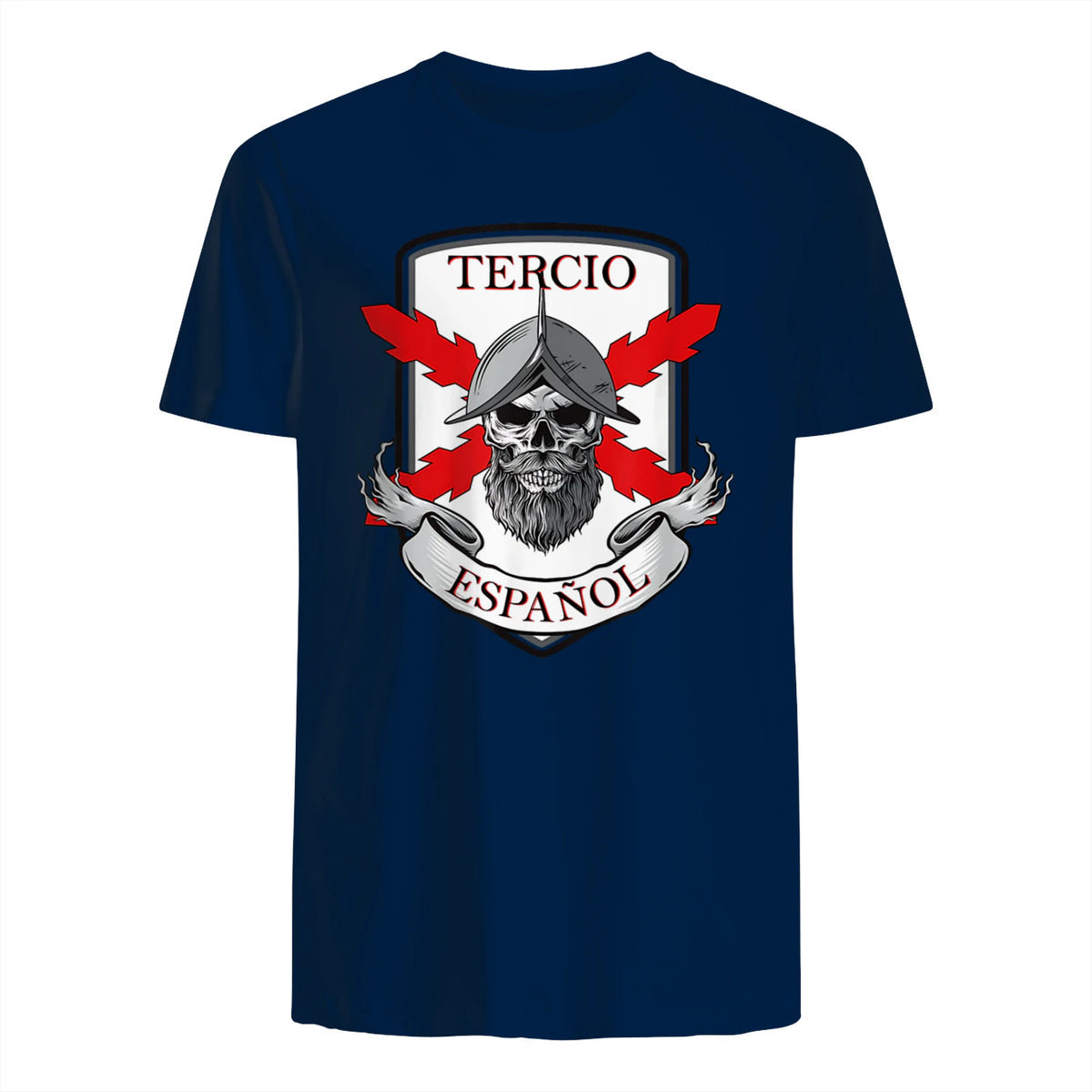 Tercero español. Soldado Calavera in Navy - back view