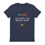 Futur Maman Futur Papa Annonce Grossesse bébé Arrive bientôt in Heather Navy - back view