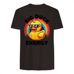 Big Duck Energy Duckie I Love Ducks Lovers Canard en caoutchouc in Dark Chocolate - back view