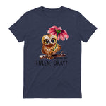 Ich Mag Halt Eulen, Okay Lustiger Eule Spruch Owl Eulen in Heather Navy - back view