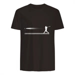 Baseball Apparel - Baseball T-Shirt in Dark Chocolate - back view