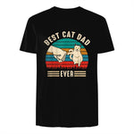 Best Cat Dad Ever - Meilleur chat papa jamais chat in Black - back view