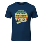 Vatertag Retro - The Man The Myth The Legend Papa in Navy - front view