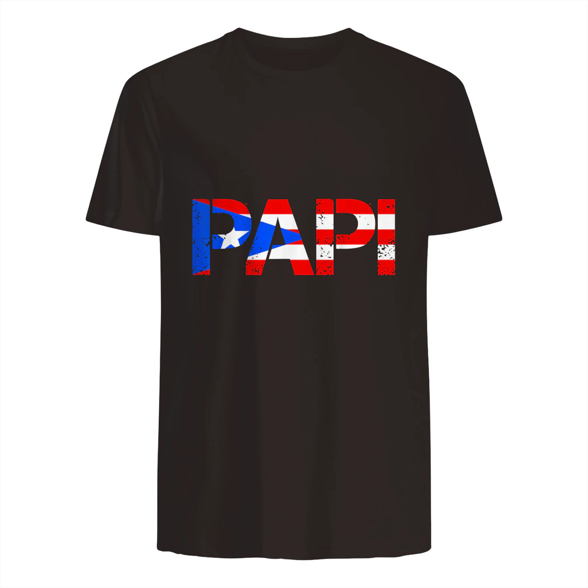 Puerto Rico Flag Father's Day Patriotic Puerto Rican Pride in Dark Chocolate - back view