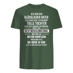 Ich Bin Ein Glücklicher Vater Tochter Vater in Military Green - back view