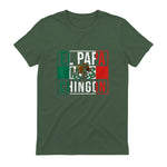 El Papa Mas Chingon - Funny best Mexican Dad Gift in Military Green - back view