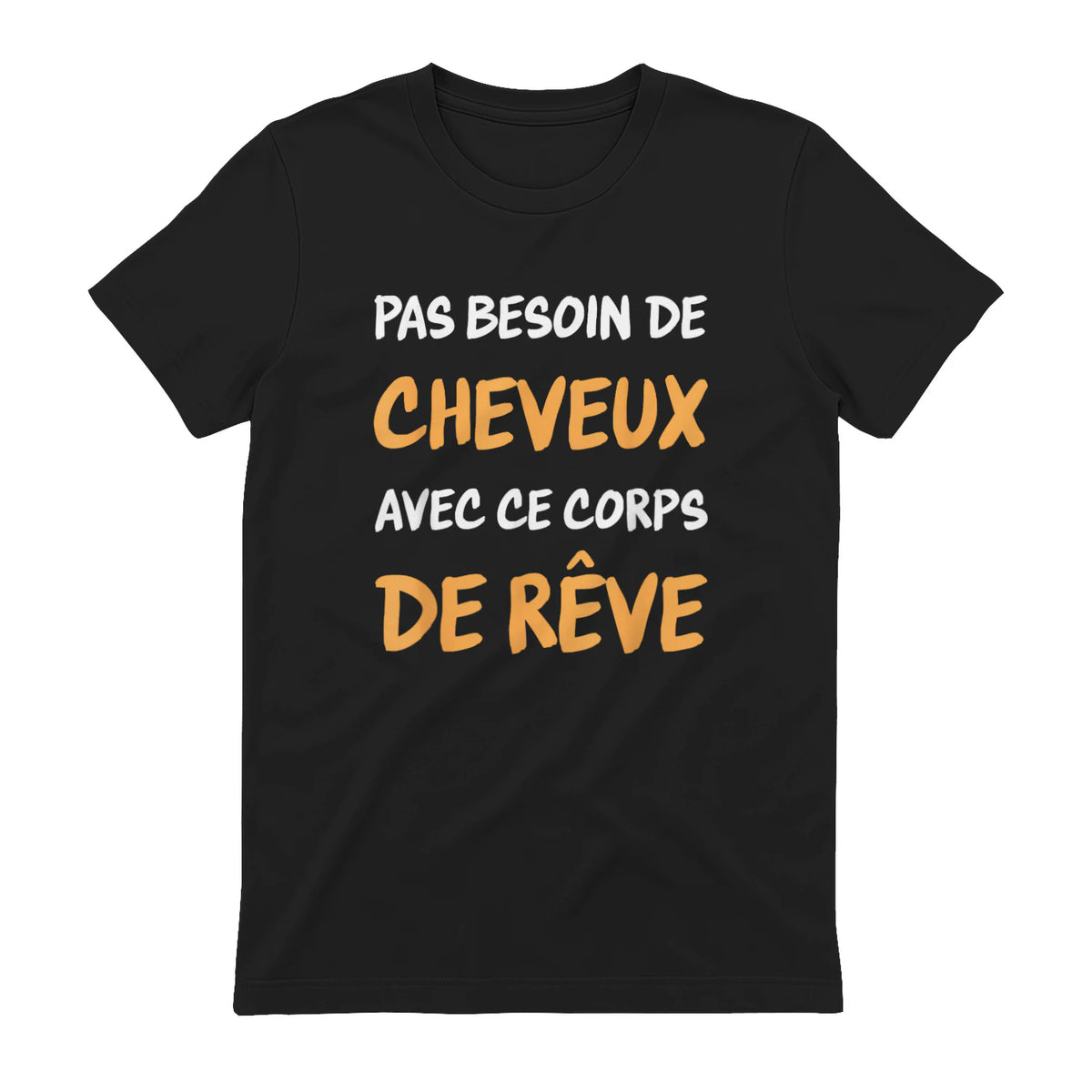 Calvitie Humour Papa Chauve in Black - back view