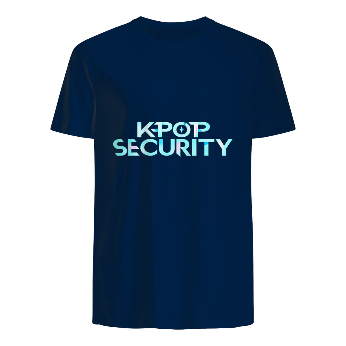 K-Pop Security Concert Staff T-Shirt in Navy - back view