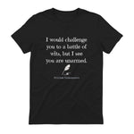 William Shakespeare Quote English Literature & Classic Plays in Black - back view