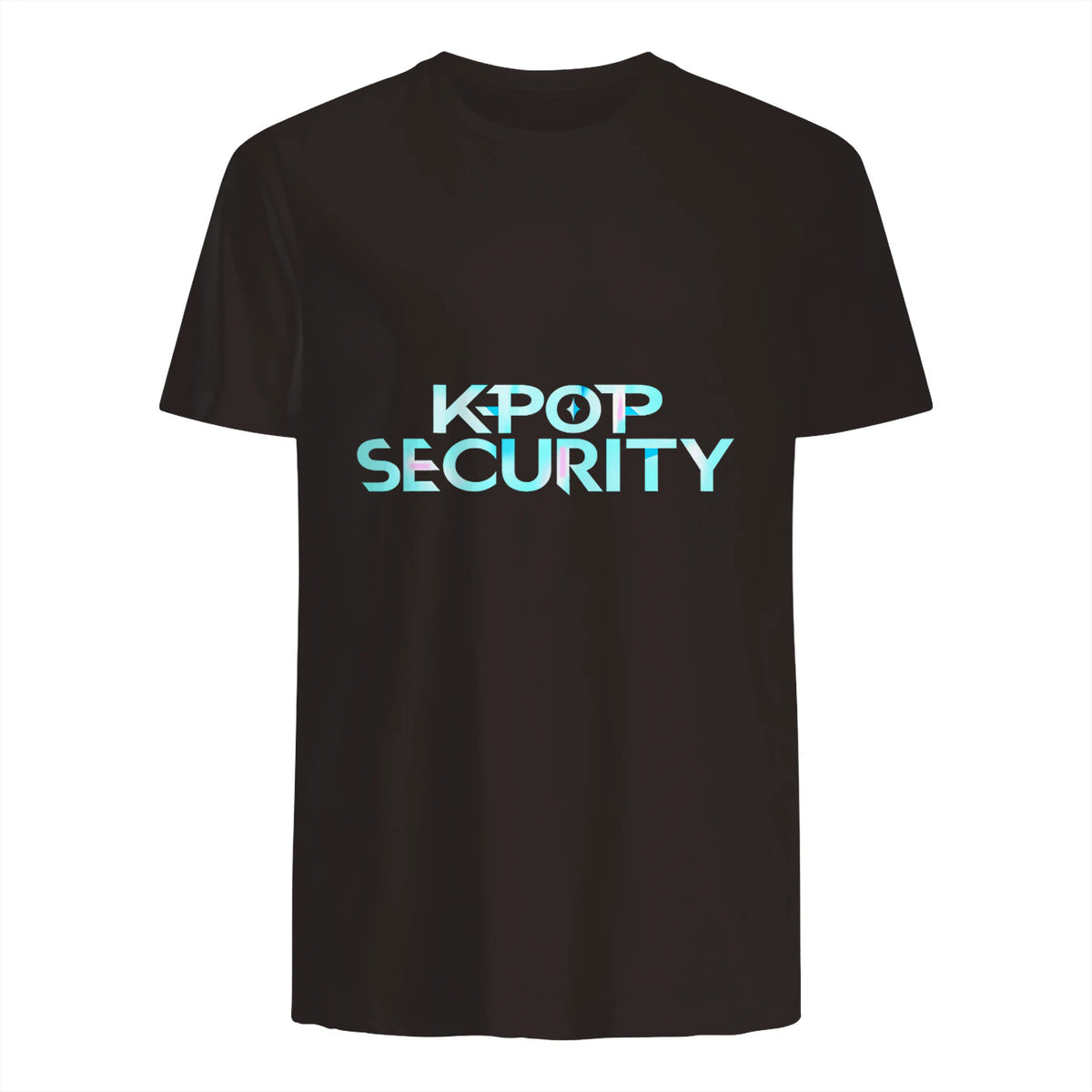K-Pop Security Concert Staff T-Shirt in Dark Chocolate - back view