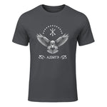 Drapeau circassien, Adygea, Adiga. in Charcoal - front view