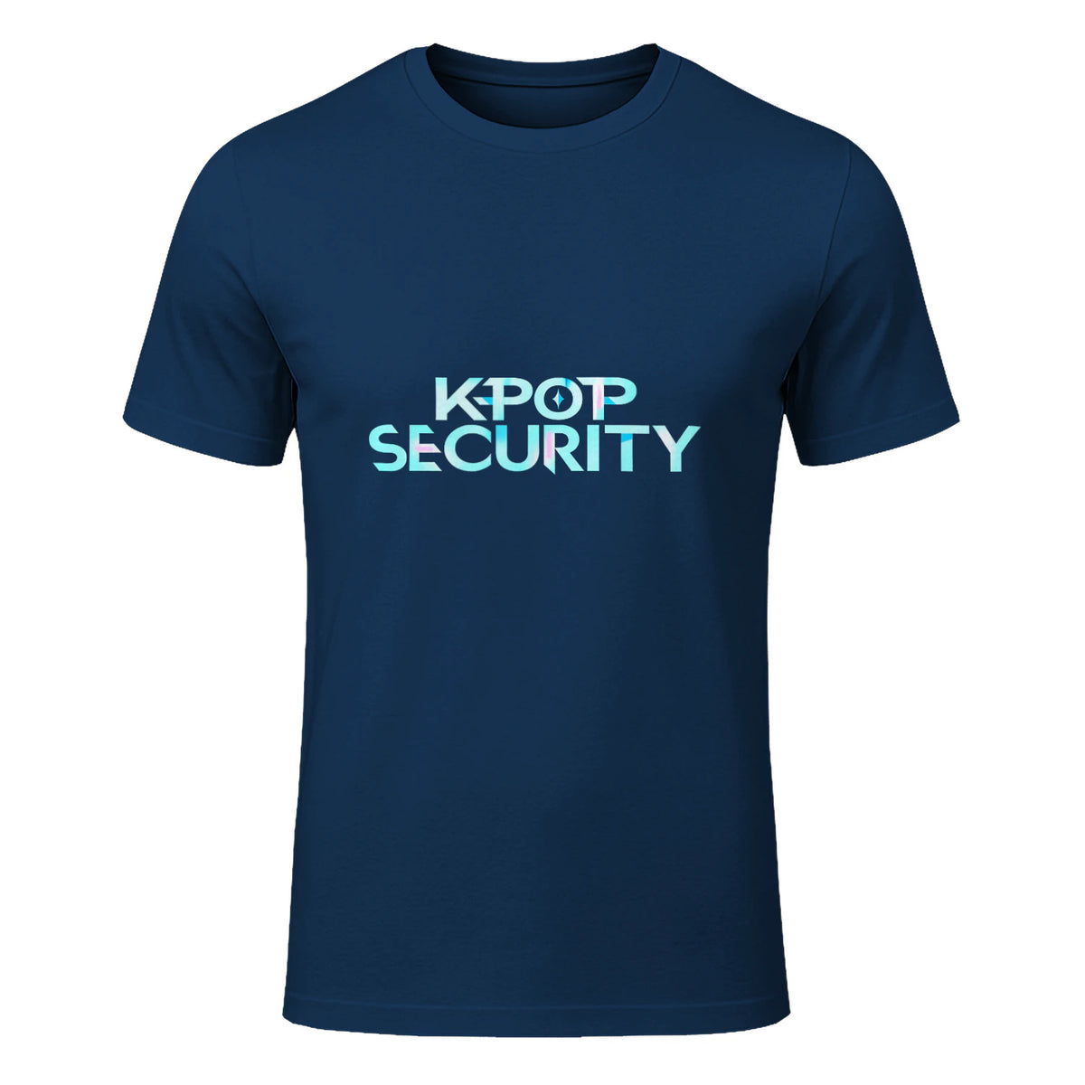 K-Pop Security Concert Staff T-Shirt in Navy - front view