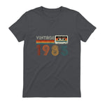 Cassette rétro Vintage 1985 en édition limitée Birthday 39 in Charcoal - back view