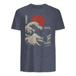 Bruh in Heather Navy - back view