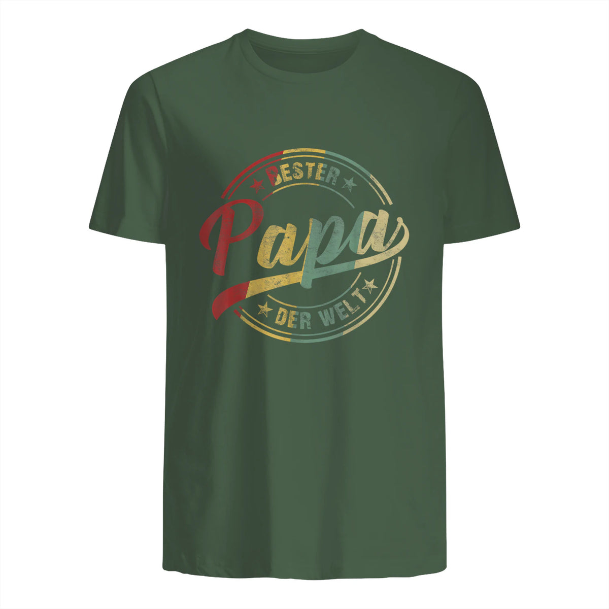Bester Papa Der Welt Vatertagsgeschenk in Military Green - back view
