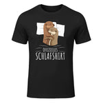 Offizielles Schlafshirt Otter Schlafanzug Seeotter in Black - front view