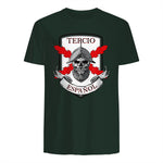 Tercero español. Soldado Calavera in Forest Green - back view