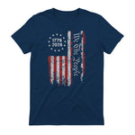 Independence Day Freedom T-Shirt in Navy - back view