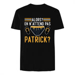 Alors on n'attend Pas Patrick in Black - back view