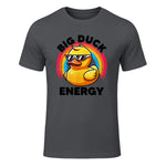 Big Duck Energy Duckie I Love Ducks Lovers Canard en caoutchouc in Charcoal - front view