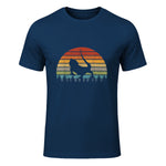 Dragon barbu - Graphique rétro - Lover vintage in Navy - front view