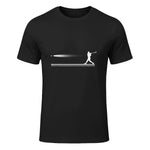 Baseball Apparel - Baseball T-Shirt in Black - front view