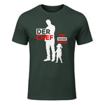 Vater Tochter Partnerlook Vatertag Papa Tochter in Forest Green - front view