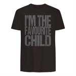 Funny I'm The Favourite Child Siblings in Dark Chocolate - back view