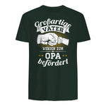 Großartige Väter werden zum Opa befördert Enkel Bester Papa in Forest Green - back view
