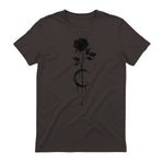 Occult Vintage Moon Rose Witchcraft Okkult Hexe Gothic in Dark Chocolate - back view