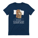Offizielles Schlafshirt Otter Schlafanzug Seeotter in Navy - back view