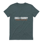 Gamer Dad Call of Daddy Call of Dad Parenting Ops in Dark Heather - back view