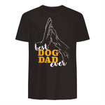Best Dog Dad Ever Le meilleur papa chien du monde - Chiens in Dark Chocolate - back view