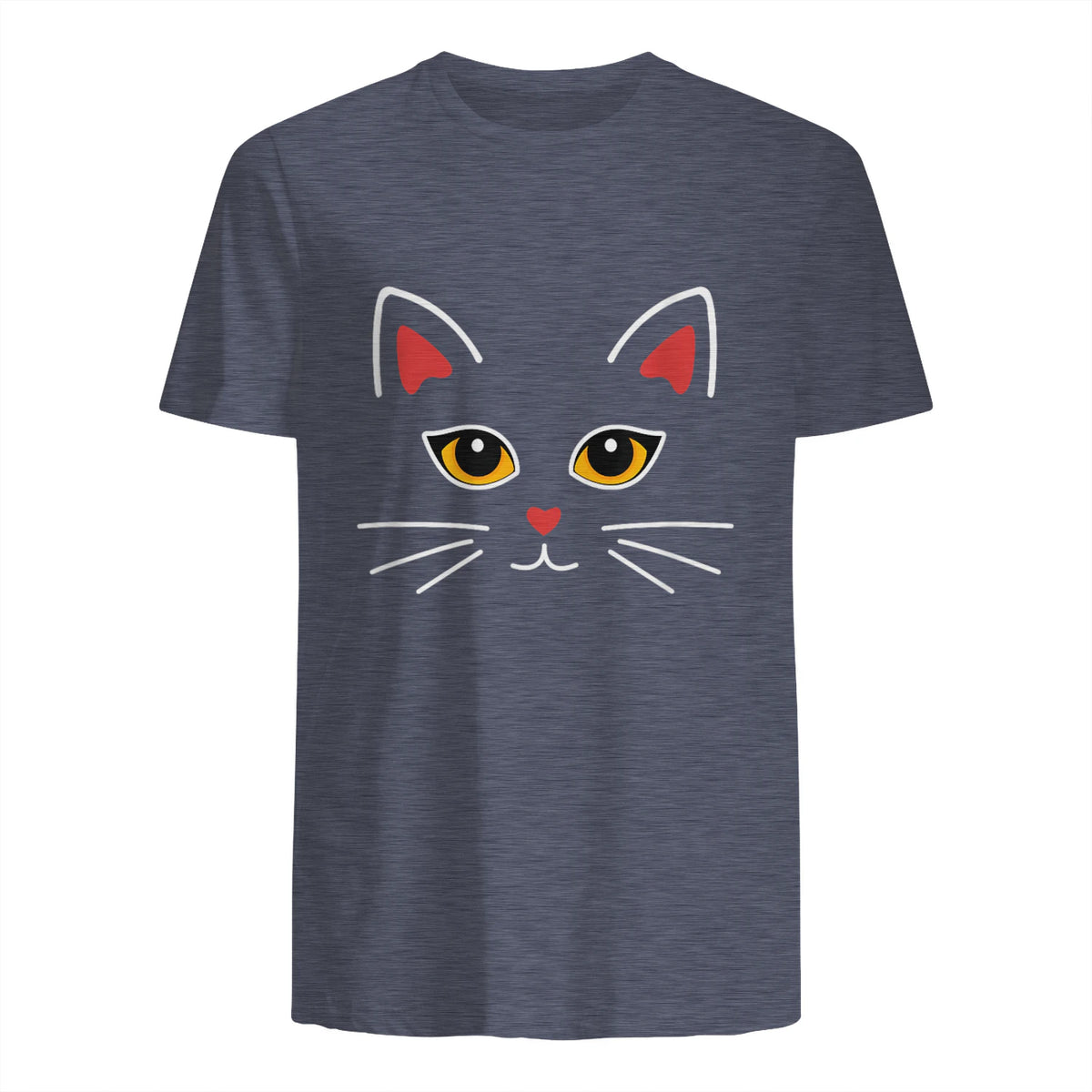 Costume de chat mignon amant de chat in Heather Navy - back view