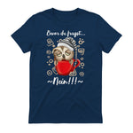 Bevor Du Fragst.. Nein! Lustiger Eule Spruch Night-Owl Eulen in Navy - back view