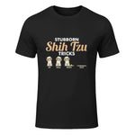 Funny Shih Tzu Trick Dog Lover in Black - front view