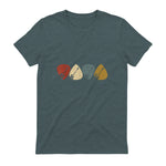 Gitarren-Auswahl-Gitarrist Retro Vintage für Gitarrenliebhaberinnen, Schwarz, S, Kurzarm, , Herren, Retro in Dark Heather - back view