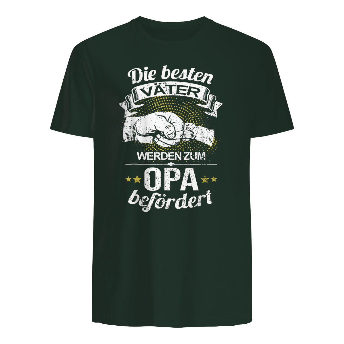 Die Besten Väter Werden Zum Opa Befördert I Geburt I Baby in Forest Green - back view
