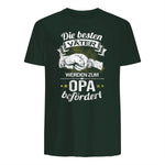 Die Besten Väter Werden Zum Opa Befördert I Geburt I Baby in Forest Green - back view