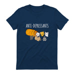 Anti-dépresseurs Chat Collection Chats Kitty Cat in Navy - back view