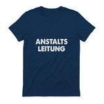 Spaßige Outfits Anstaltsleitung Lustige Sprüche Humor Spaß für Erwachsene Unisex Schwarz in Navy - back view