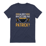 Alors on n'attend Pas Patrick in Heather Navy - back view