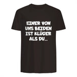 Einer Von Uns Beiden Ist Klüger Als Du in Dark Chocolate - back view